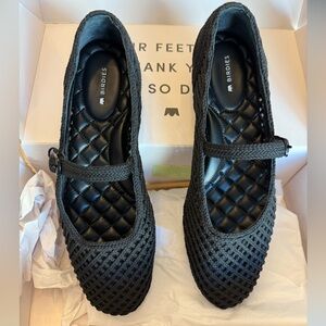 Birdies Black Braid Mary Jane Footwear